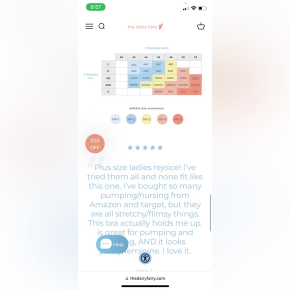 Milkful nursing and pumping bra- NWT - Picture 2 of 8